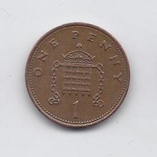 GREAT BRITAIN 1 PENNY 1987 KM # 935 VF