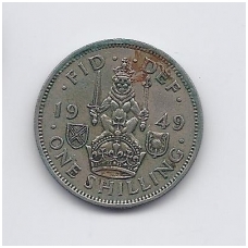 GREAT BRITAIN 1 SHILLING 1949 KM # 877 VF GREAT BRITAIN 1 SHILLING 1949 KM # 877 VF