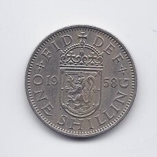 GREAT BRITAIN 1 SHILLING 1958 KM # 905 VF GREAT BRITAIN 1 SHILLING 1958 KM # 905 VF