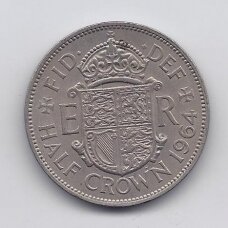GREAT BRITAIN 1/2 CROWN 1964 KM # 907 VF/XF GREAT BRITAIN 1/2 CROWN 1964 KM # 907 VF/XF