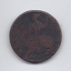 GREAT BRITAIN 1/2 PENNY 1733 KM # 566 VG