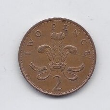 GREAT BRITAIN 2 PENCE 1986 KM # 936 VF GREAT BRITAIN 2 PENCE 1986 KM # 936 VF
