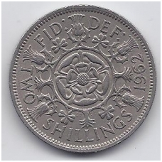 GREAT BRITAIN 2 SHILLINGS 1962 KM # 906 VF GREAT BRITAIN 2 SHILLINGS 1962 KM # 906 VF