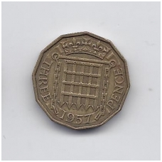 GREAT BRITAIN 3 PENCE 1957 KM # 900 VF