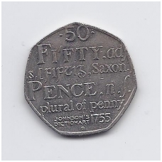 GREAT BRITAIN 50 PENCE 2005 KM # 1050 VF/XF