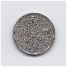 GREAT BRITAIN 6 PENCE 1955 KM # 903 VF GREAT BRITAIN 6 PENCE 1955 KM # 903 VF