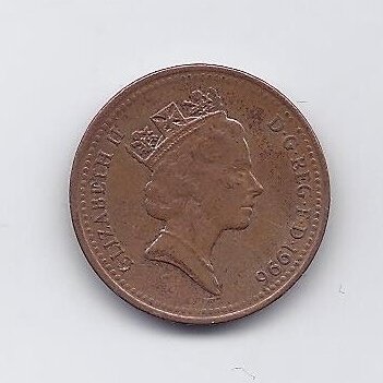 GREAT BRITAIN 1 PENNY 1996 KM # 935a VF 1