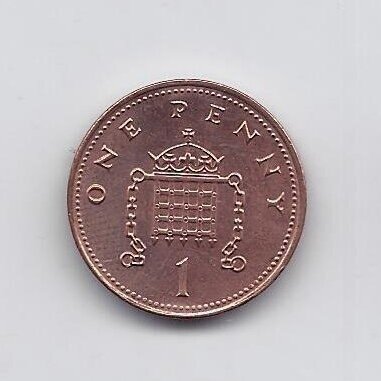 DIDŽIOJI BRITANIJA 1 PENNY 2003 KM # 986 VF/XF