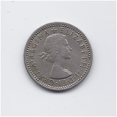 GREAT BRITAIN 6 PENCE 1960 KM # 903 VF 1