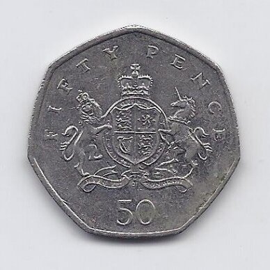 GREAT BRITAIN 50 PENCE 2013 KM # 1246 VF Christopher Ironside