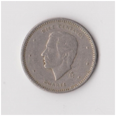DOMINICAN REPUBLIC 10 CENTAVOS 1983 KM # 60 VF DOMINICAN REPUBLIC 10 CENTAVOS 1983 KM # 60 VF