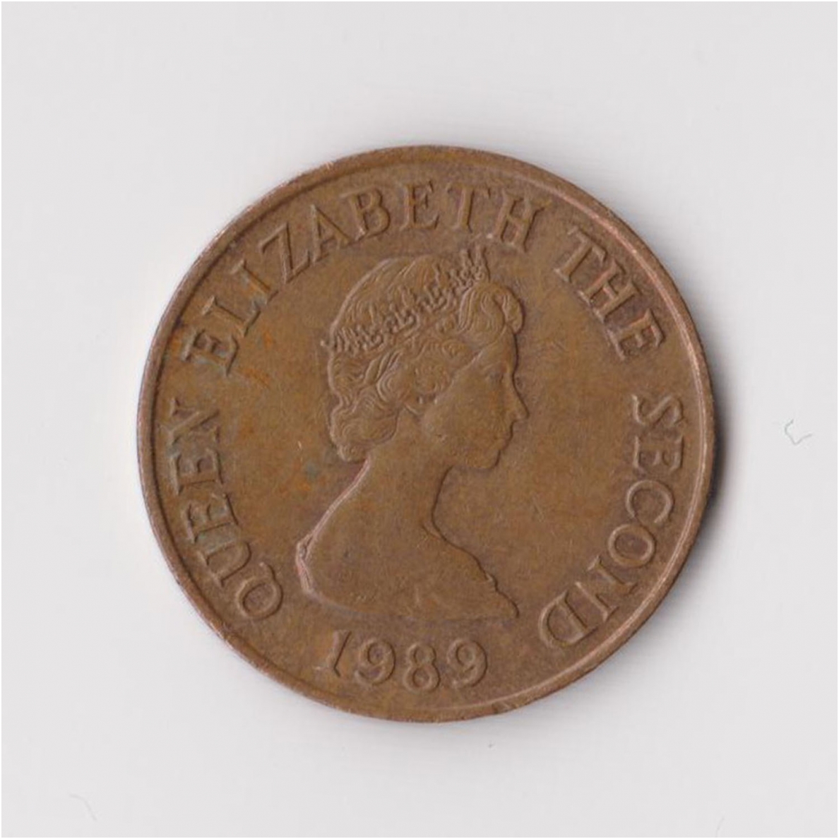 JERSEY 1 PENNY 1989 KM # 54 VF 1