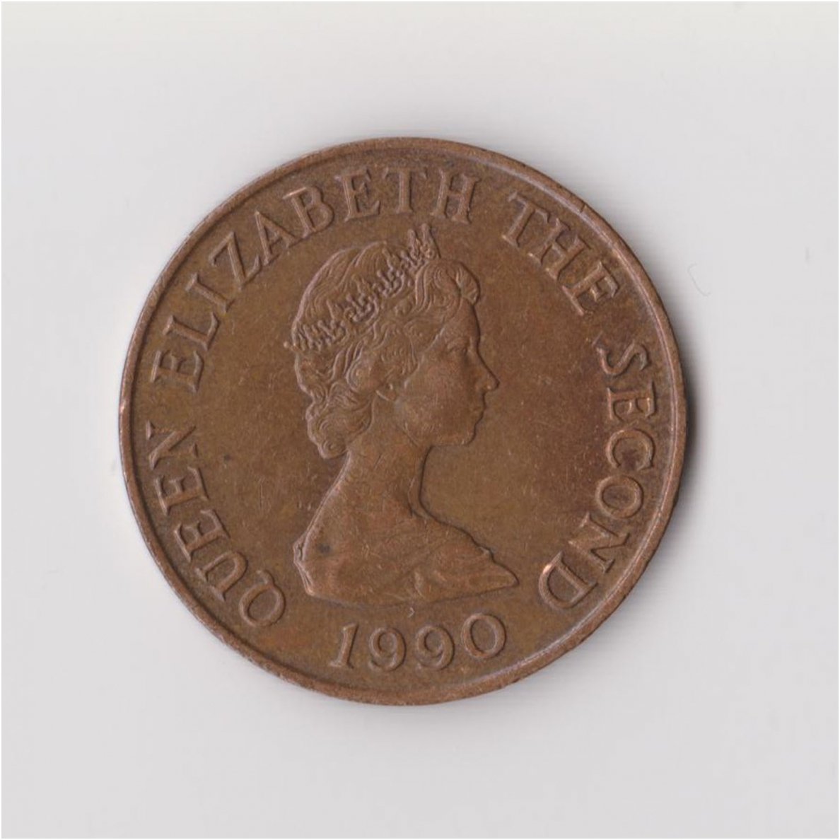 JERSEY 2 PENCE 1990 KM # 55 VF 1