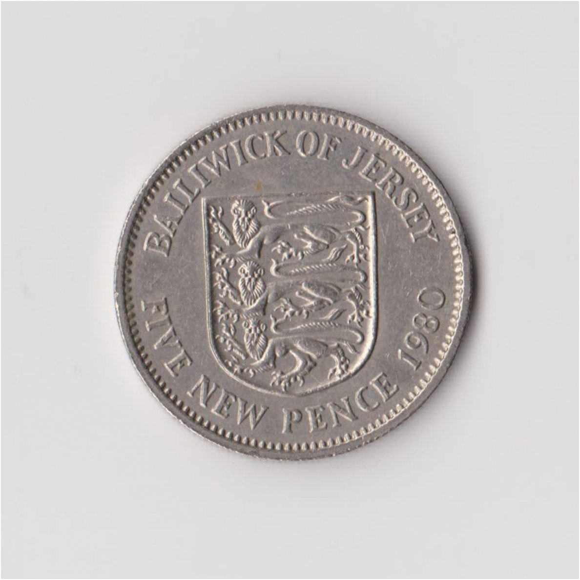 JERSEY 5 NEW PENCE 1980 KM # 32 VF