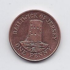 DŽERSIS 1 PENNY 2008 KM # 103 VF/XF DŽERSIS 1 PENNY 2008 KM # 103 VF/XF