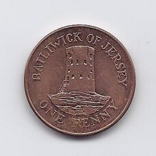 DŽERSIS 1 PENNY 2012 KM # 103 VF/XF DŽERSIS 1 PENNY 2012 KM # 103 VF/XF