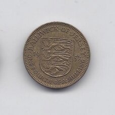 DŽERSIS 1/4 SHILLING 1957 KM # 22 VF DŽERSIS 1/4 SHILLING 1957 KM # 22 VF