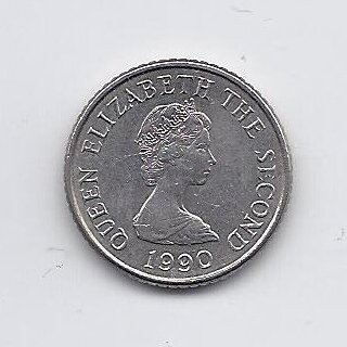 DŽERSIS 5 PENCE 1990 KM # 56.2 VF 1