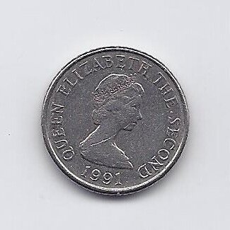 DŽERSIS 5 PENCE 1991 KM # 56.2 VF 1