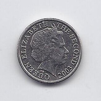 JERSEY 5 PENCE 2003 KM # 105 VF 1