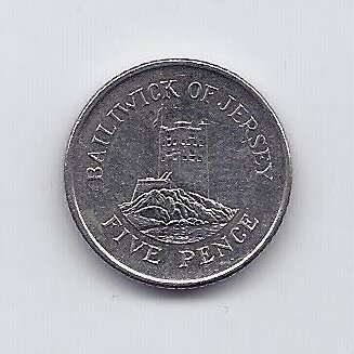 JERSEY 5 PENCE 2006 KM # 105 VF