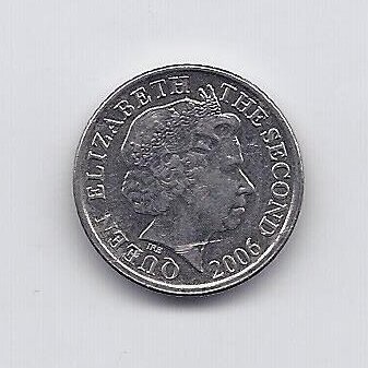JERSEY 5 PENCE 2006 KM # 105 VF 1