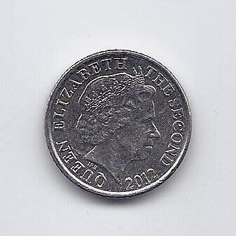 JERSEY 5 PENCE 2012 KM # new VF 1