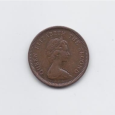 JERSEY 1/2 NEW PENNY 1971 KM # 29 VF/XF 1