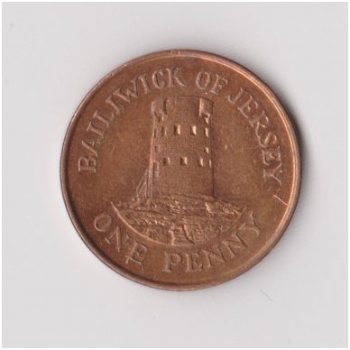 JERSEY 1 PENNY 1998 KM # 103 VF