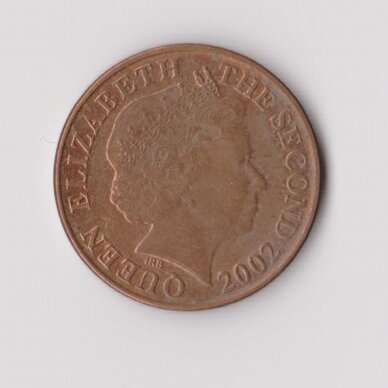 JERSEY 1 PENNY 2002 KM # 103 VF 1