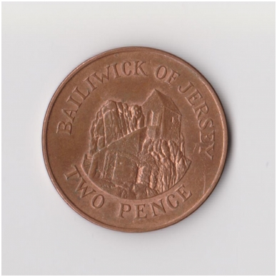 DŽERSIS 2 PENCE 1998 KM # 104 VF