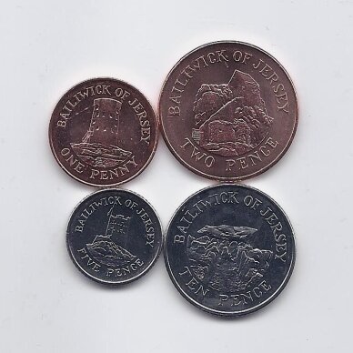 JERSEY 2016 four coins set
