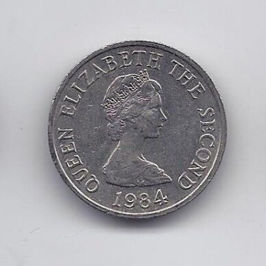 DŽERSIS 5 PENCE 1984 KM # 56.1 VF 1