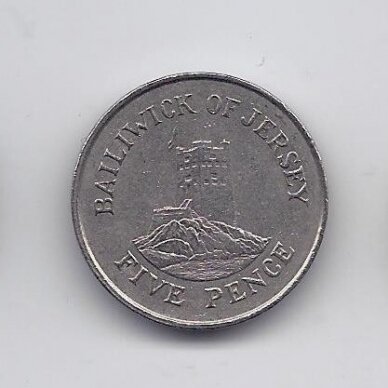 DŽERSIS 5 PENCE 1988 KM # 56.1 VF