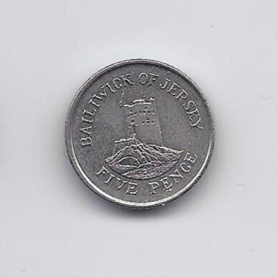 DŽERSIS 5 PENCE 1993 KM # 56.2 VF