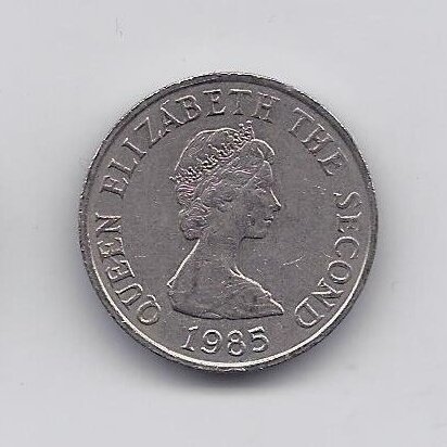 JERSEY 5 PENCE 1985 KM # 56.1 VF 1