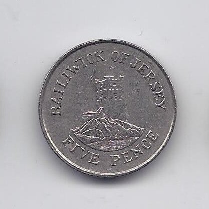 DŽERSIS 5 PENCE 1988 KM # 56.1 VF