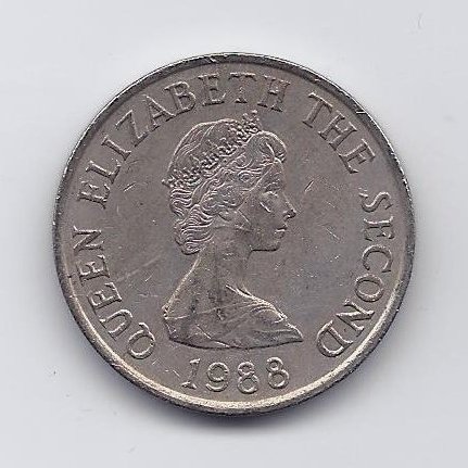 DŽERSIS 10 PENCE 1988 KM # 57.1 VF 1