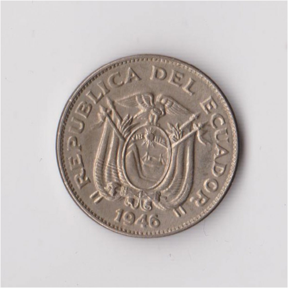 ECUADOR 5 CENTAVOS 1946 KM # 75b XF 1