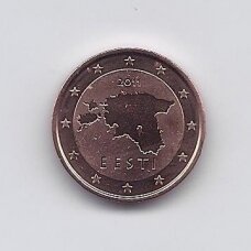ESTONIA 2 EUROCENTS 2011 KM # 62 UNC