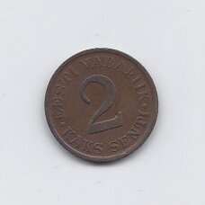 ESTONIA 2 SENTI 1934 KM # 15 VF