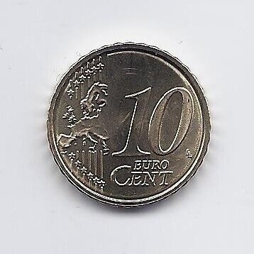 ESTIJA 10 EURO CENT 2022 KM # 64 UNC 1