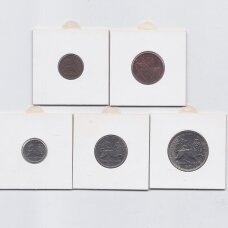 ETIOPIJA 1923 ( 1931 ) m. 5 monetų rinkinys