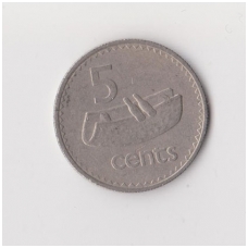 FIJI 5 CENTS 1979 KM # 29 VF FIJI 5 CENTS 1979 KM # 29 VF