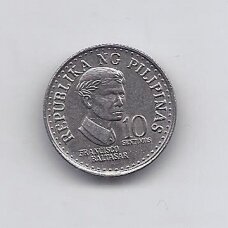 FILIPINAI 10 CENTAVOS 1976 KM # 207 XF