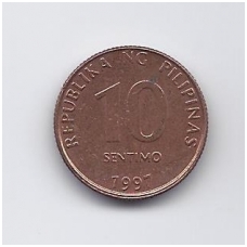 FILIPINAI 10 SENTIMO 1997 KM # 270 VF FILIPINAI 10 SENTIMO 1997 KM # 270 VF