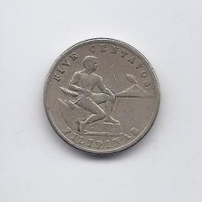 FILIPINAI 5 CENTAVOS 1945 KM # 180a VF FILIPINAI 5 CENTAVOS 1945 KM # 180a VF