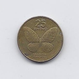 FILIPINAI 25 SENTIMO 1994 KM # 241.2 VF