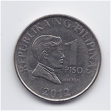 FILIPINAI 1 PISO 2012 KM # 269a VF