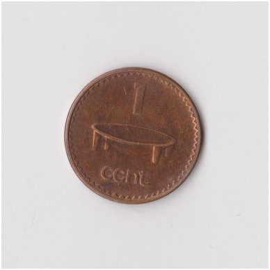 FIDŽI 1 CENT 2001 KM # 49a F/VF